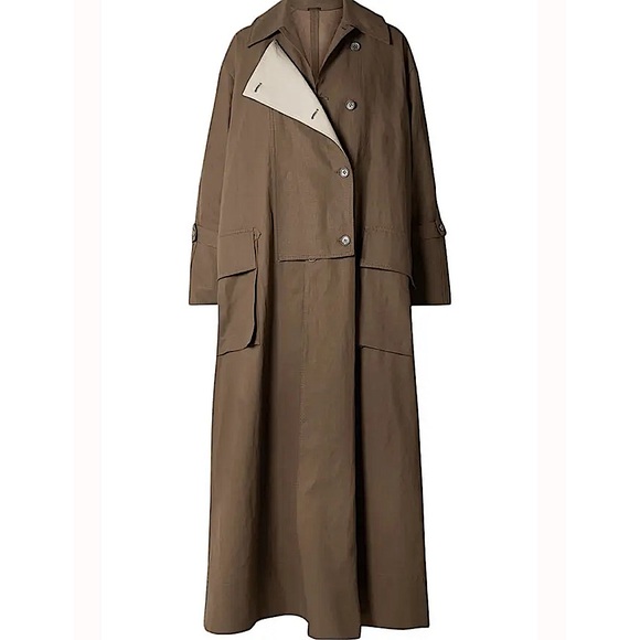 COPY - ACNE STUDIOS Studios Oriole Oversized Linen Trench - Picture 10 of 12